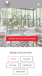 Mobile Screenshot of immocampus.be