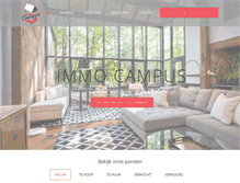 Tablet Screenshot of immocampus.be
